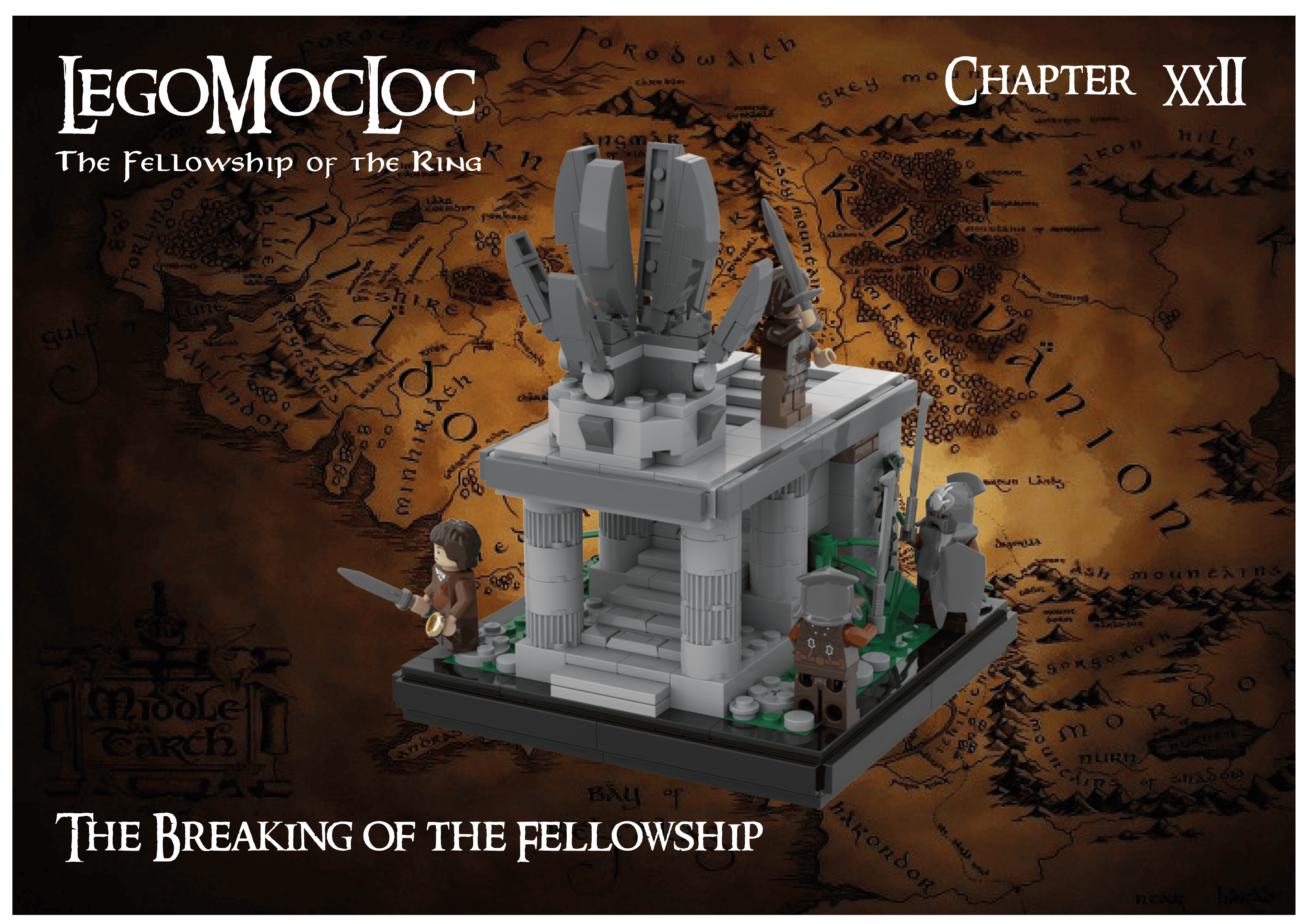 LEGO® custom instructions - The Fellowship of the Ring - Mini Mocs from the  book of The Lord of the Rings